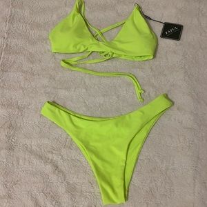 Zaful neon bikini - new with tags!